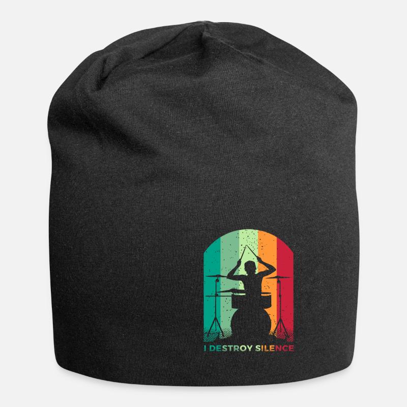 Batterie Percussion Percussion - Bonnet en jersey - noir