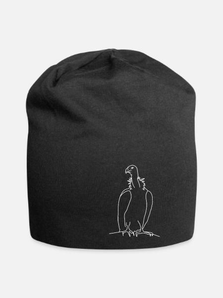 Geier - Jersey-Beanie - Schwarz