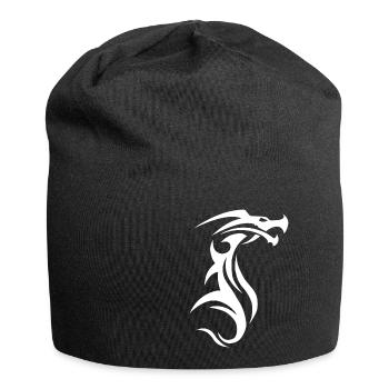 Symbole tribal tatouage Dragon icône symbole tatouage - Bonnet en jersey - noir - Devant
