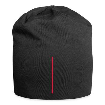 line - Jersey Beanie - black - Front