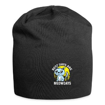 Meow Days Pet Groomer Cadeau - Bonnet en jersey - noir - Devant