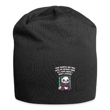 Geheimnisse sind in Sicherheit mit mir. Ich habe n - Jersey-Beanie - Schwarz - Vorne