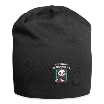 Keep talking, I'll diagnose you funny sa - Jersey Beanie - black - Front
