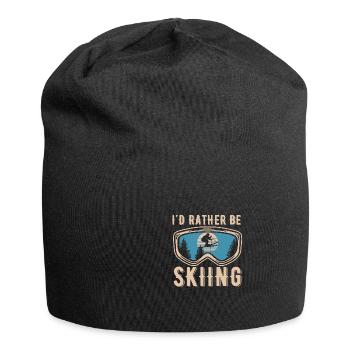 skier - Jersey Beanie - black - Front