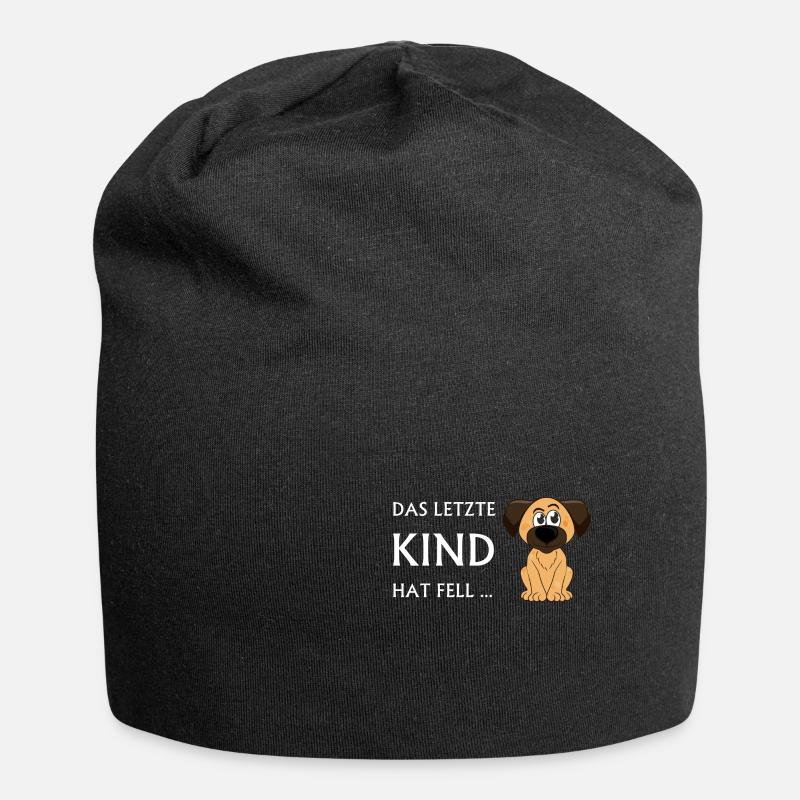 DAS LETZTE KIND HAT FELL HUND - Jersey-Beanie - Schwarz