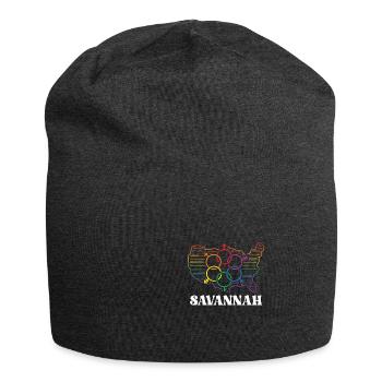 Savannah Pride Month Pride Flag LGBT Community LGB - Jersey-Beanie - Anthrazit - Vorne