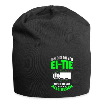 I'm that person that everyone is talking about computers - Jersey Beanie - black - Front