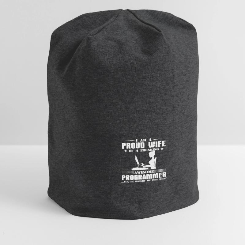 Programmierer Ehefrau Code Computer Der Geschenk Jersey-Beanie