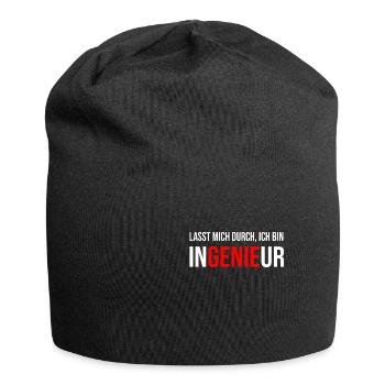 Ingenieur Genie - Jersey-Beanie - Schwarz - Vorne