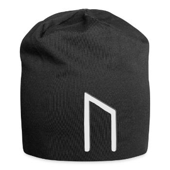 Futhark Alphabet runique Uruz - Bonnet en jersey - noir - Devant