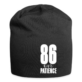 86 On Patience - Jersey-Beanie - Schwarz - Vorne