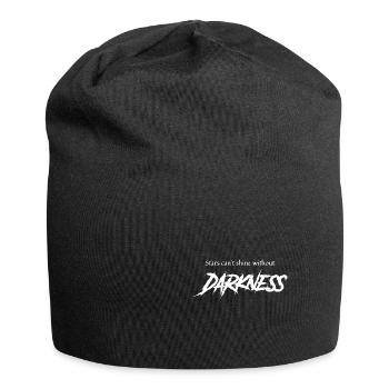 Goth Gothic stars can't do without darkness - Jersey Beanie - black - Front