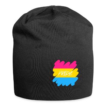 Pan Pride - Pride - Jersey-Beanie - Schwarz - Vorne