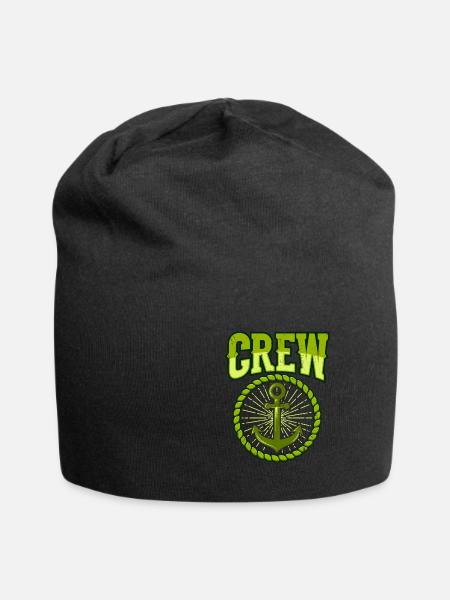 SEGEL CREW Geschenk Segler für Segeln Team SAILING - Jersey-Beanie - Schwarz