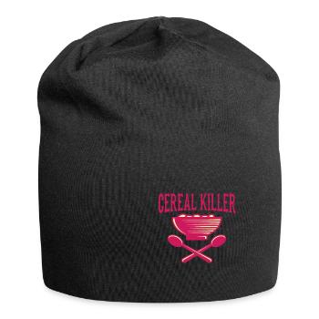 Un VÉGÉTARIEN fait un cadeau aux militants des droits des animaux pour les végétaliens - Bonnet en jersey - noir - Devant