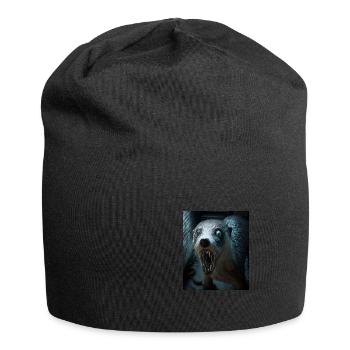 Creepy Otter Creature Spooky Zombie Otter - Bonnet en jersey - noir - Devant