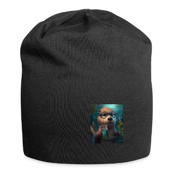 Partygoer Animal Theme Tequila Lover Floating - Jersey Beanie - black - Front