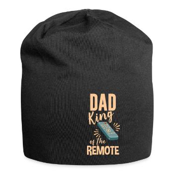 Dad King Of The Remote 4 - Jersey Beanie - black - Front