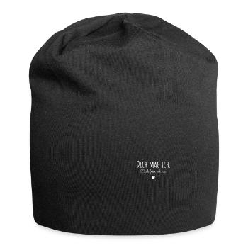 Dich mag ich, dich frier ich ein! - Jersey-Beanie - Schwarz - Vorne