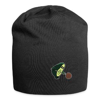 Billard avocat avec raquette et balle en cadeau - Bonnet en jersey - noir - Devant
