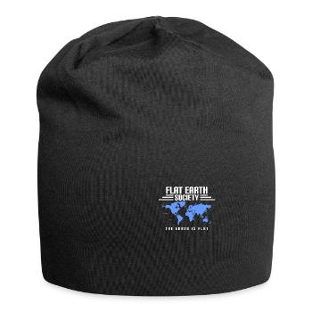 Flat Earth Society The Earth Is Flat Conspiracy - Jersey-Beanie - Schwarz - Vorne