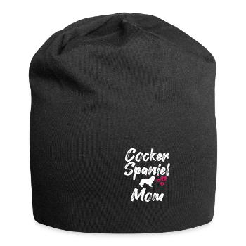 Cocker Spaniel Dog Maman Maman Maman Pet Lover - Bonnet en jersey - noir - Devant