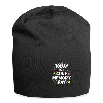 Today Is A Core Memory Day - Jersey-Beanie - Schwarz - Vorne
