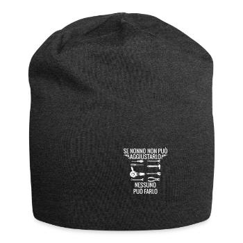 Se Nonno non puo Aggiustarlo Nessuno puo Farlo - Jersey-Beanie - Anthrazit - Vorne