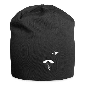 Fallschirmspringen Fallschirmspringen - Jersey-Beanie - Schwarz - Vorne