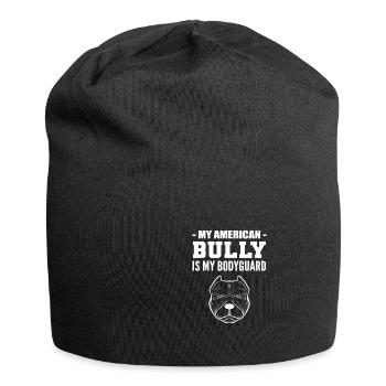 Mein amerikanischer Mobber Freundliche Person Gift - Jersey-Beanie - Schwarz - Vorne