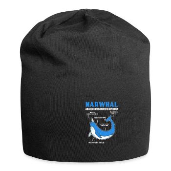Scientific presentation Marine biologist Gesche - Jersey Beanie - black - Front