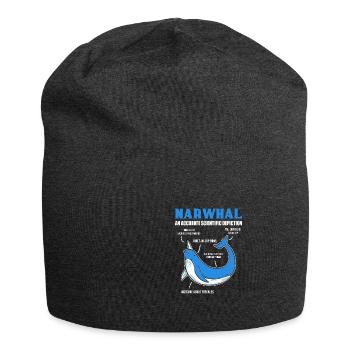Scientific presentation Marine biologist Gesche - Jersey Beanie - charcoal grey - Front