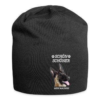 Schön Schöner Mein Malinois - Jersey-Beanie - Schwarz - Vorne