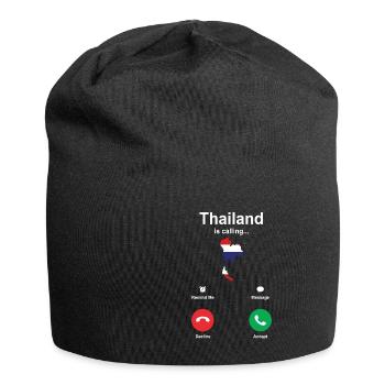 Thailand - Jersey-Beanie - Schwarz - Vorne