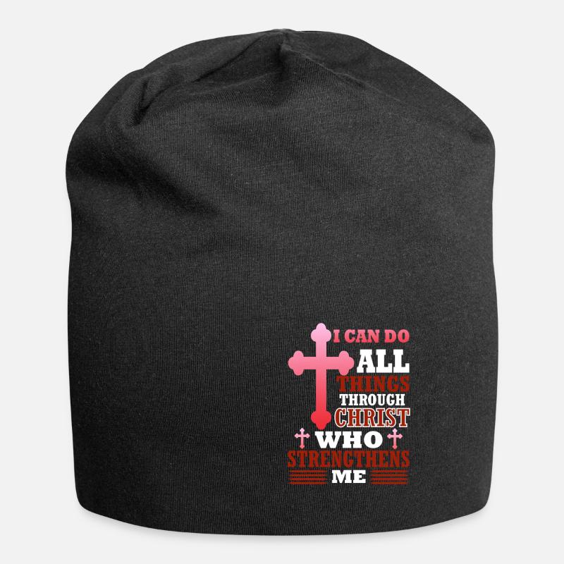 Christ - Jersey-Beanie - Schwarz