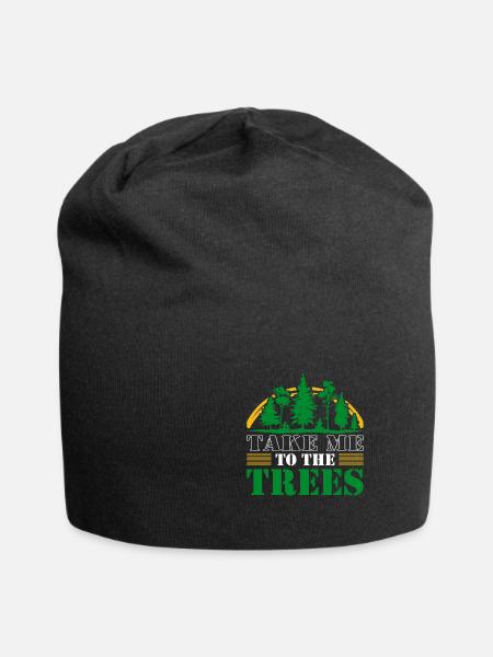 TREES - Jersey-Beanie - Schwarz