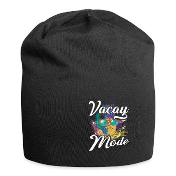 MODE VACAY - Bonnet en jersey - noir - Devant