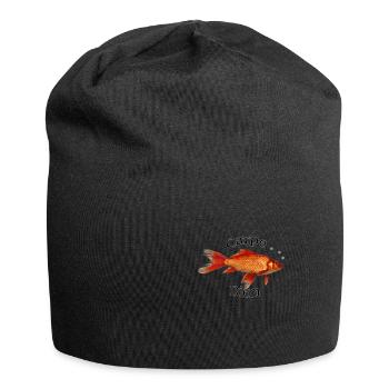 Carpe diem ! - Bonnet en jersey - noir - Devant
