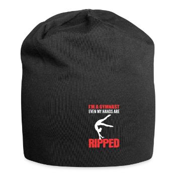 Hands are torn artist gift - Jersey Beanie - black - Front