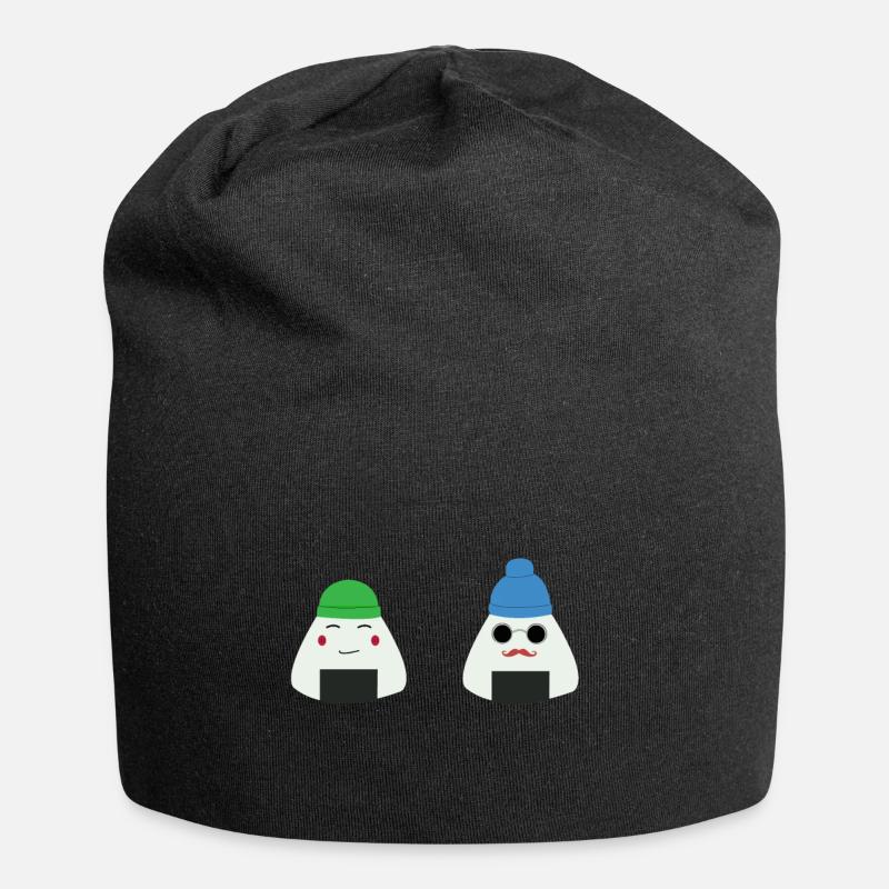 Onigiri team - Jersey Beanie - black