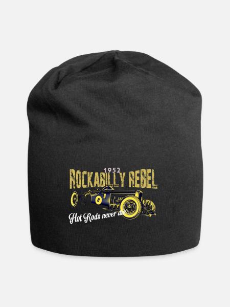 Rockabilly Rebel Design - Bonnet en jersey - noir