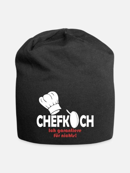 chef - Jersey Beanie - black