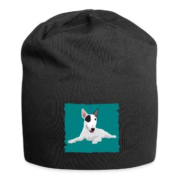 Bull Terrier, dog - Jersey Beanie - black - Front