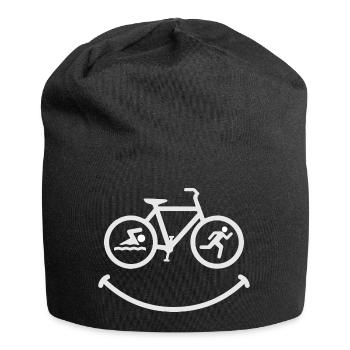 Triathlon Swim Bike Run - Bonnet en jersey - noir - Devant