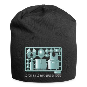 Kit pétanque et apéro - Bonnet en jersey - noir - Devant