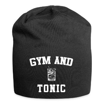 Salle de sport et tonique - Bonnet en jersey - noir - Devant