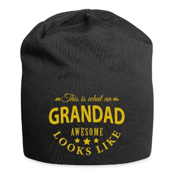 Opa großartig. - Jersey-Beanie - Schwarz - Vorne
