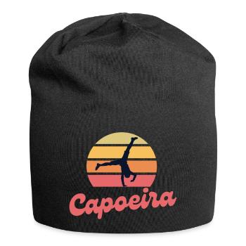 Capoeira Sunset - Jersey-Beanie - Schwarz - Vorne