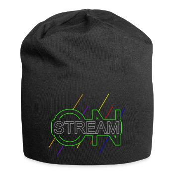 Stream on Live Streamer Gamer - Jersey Beanie - black - Front