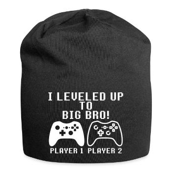 Ich stieg auf Big Bro auf - Jersey-Beanie - Schwarz - Vorne